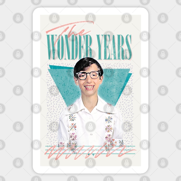 The Wonder Years // Retro Faded-Look Aesthetic Design Magnet by DankFutura